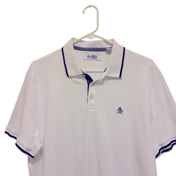 Original Penguin White Polo with Black Accents in new conditions - Picture 7 of 11